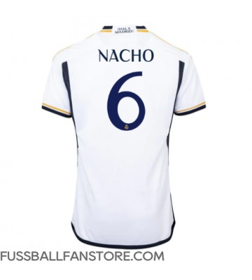 Real Madrid Nacho #6 Replik Heimtrikot 2023-24 Kurzarm